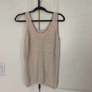 Lightweight summer sweater tank